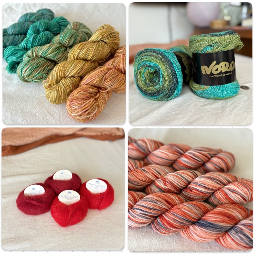 yarn bundles ~freebies with order~ wool, mohair, alpaca, vintage, indie, luxury